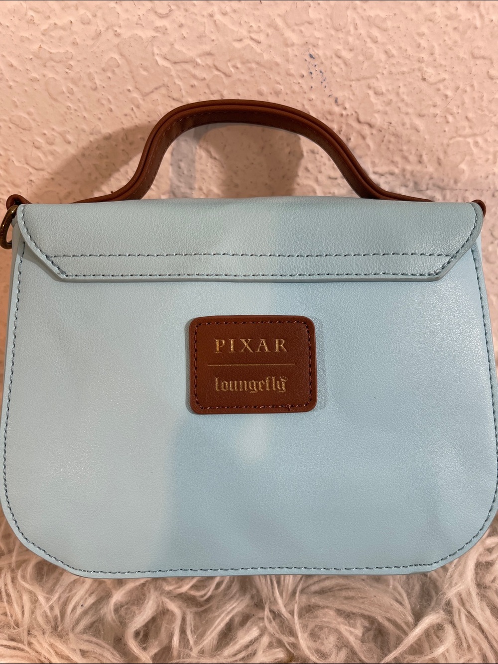 Loungefly Disney Pixar Up Carl & Ellie Picnic Crossbody Bag NEW - Picture 3 of 10